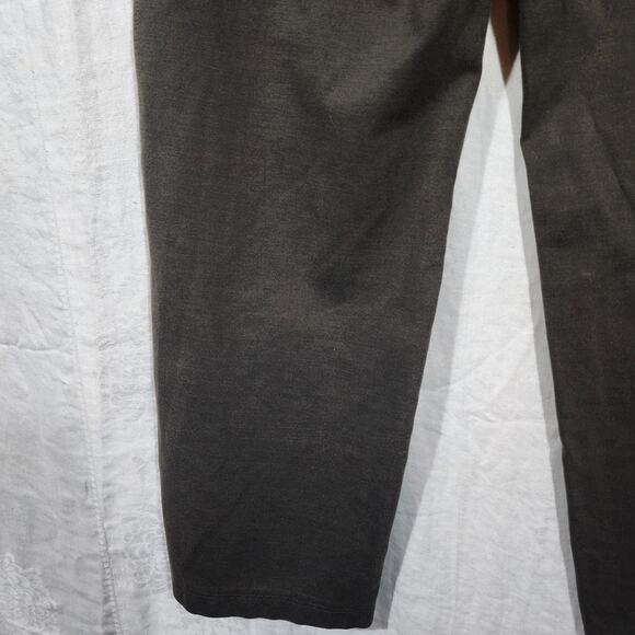 Eileen Fisher Olive Green Stretch Tab Waist Pants - L - Picture 5 of 6